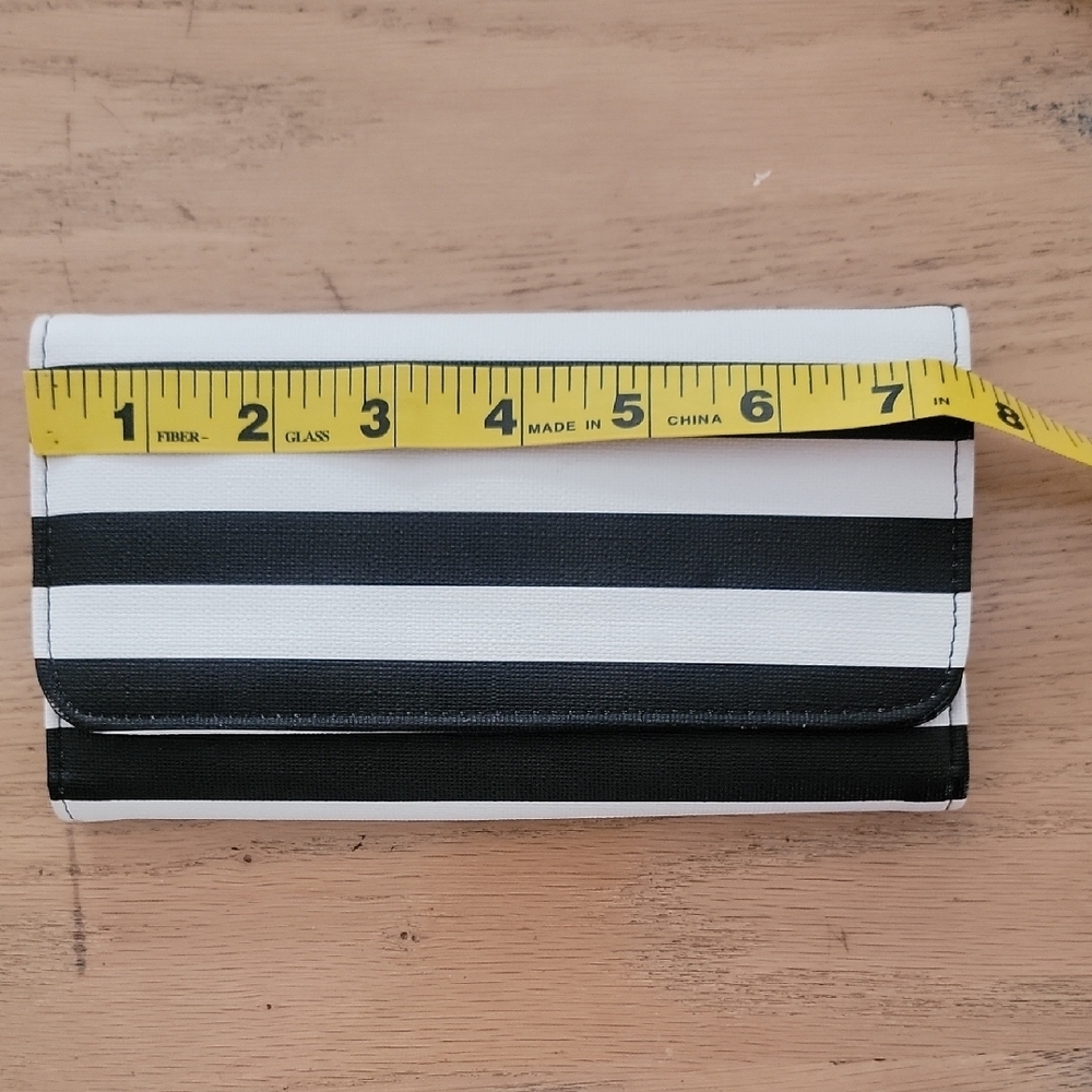 Kut from the Kloth Black and White Striped Wallet - Picture 5 of 6